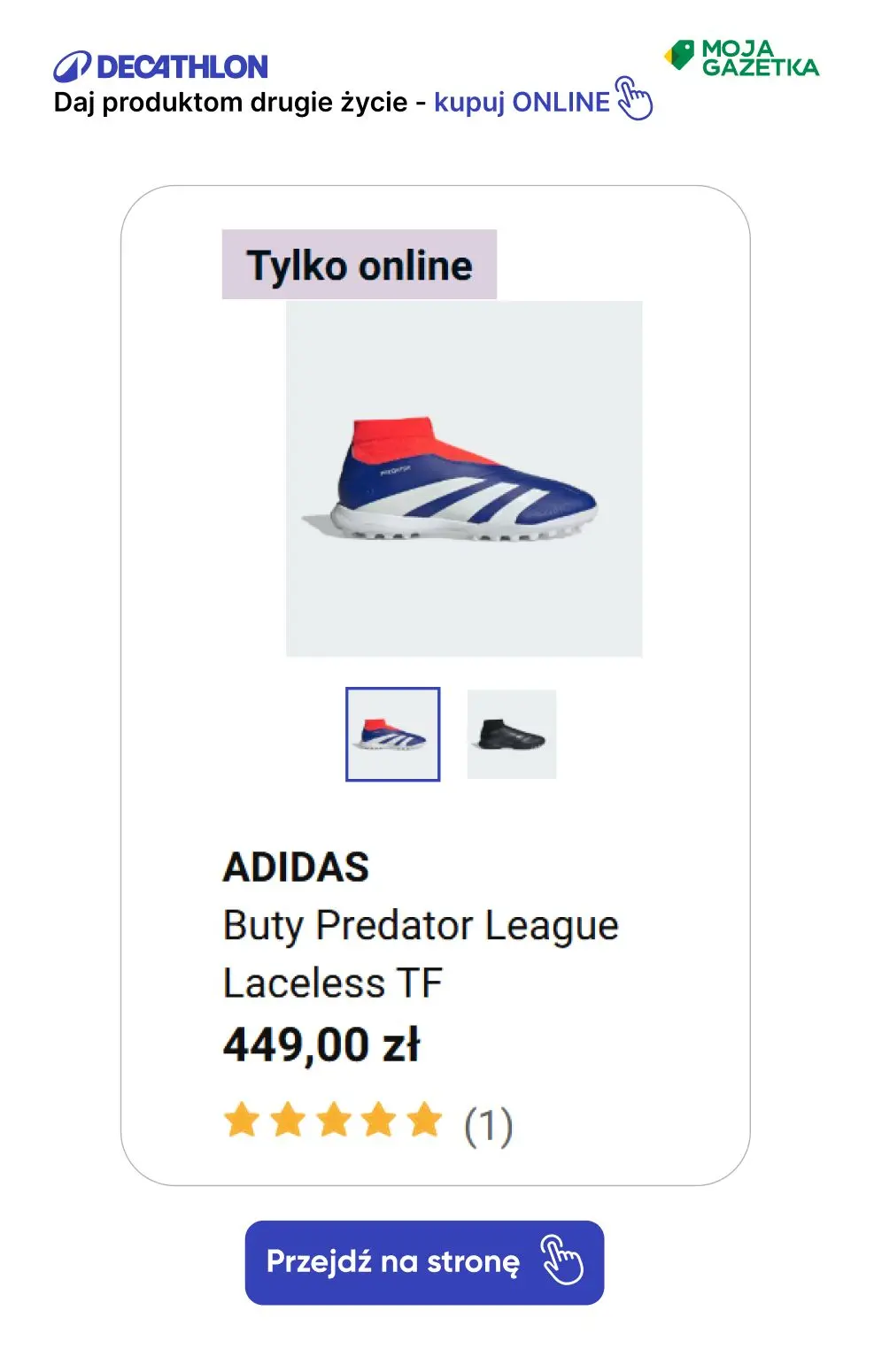 gazetka promocyjna Decathlon Adidas Predator! - Strona 18