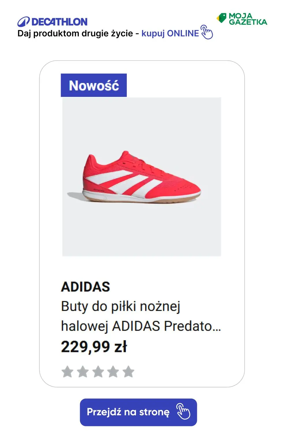 gazetka promocyjna Decathlon Adidas Predator! - Strona 20