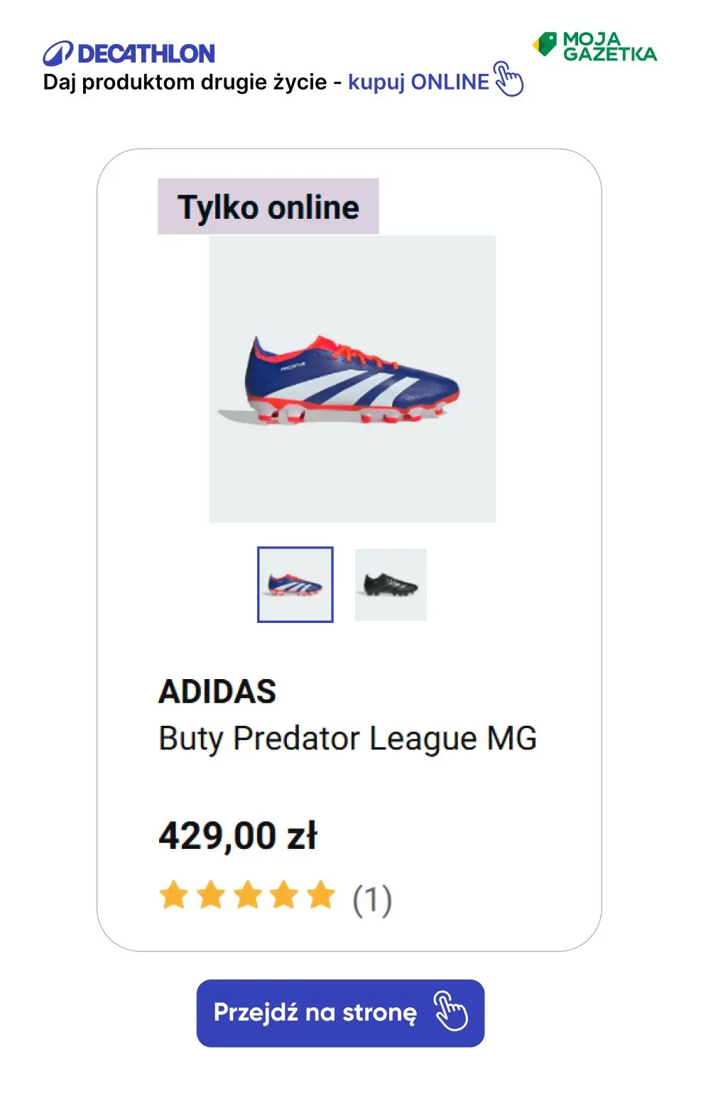 gazetka promocyjna Decathlon Adidas Predator! - Strona 22