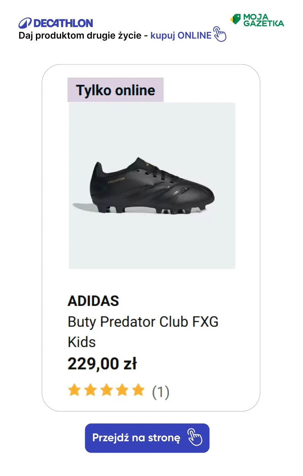 gazetka promocyjna Decathlon Adidas Predator! - Strona 24