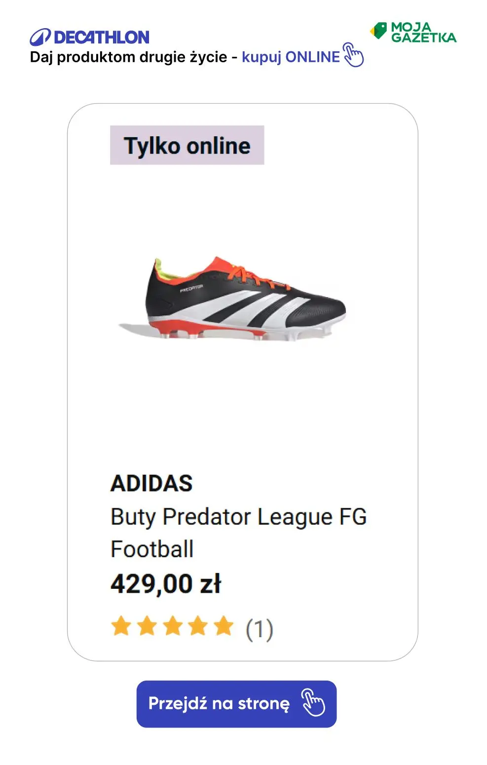 gazetka promocyjna Decathlon Adidas Predator! - Strona 30