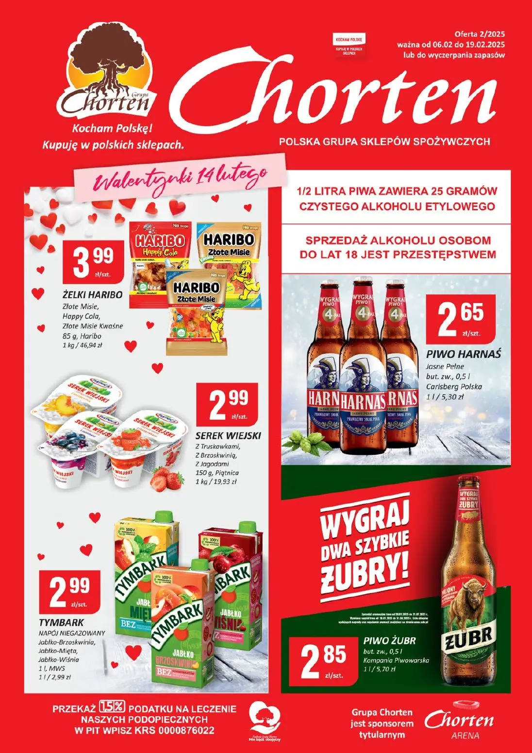 gazetka promocyjna Chorten Dolny Śląsk, Wielkopolska, Zachodniopomorskie, Lubuskie - minimarket - Strona 1