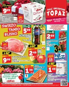 Gazetka promocyjna Topaz, ważna od 2025-02-13 do 2025-02-19.