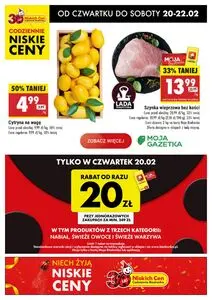 Gazetka promocyjna Biedronka, ważna od 2025-02-20 do 2025-02-22.