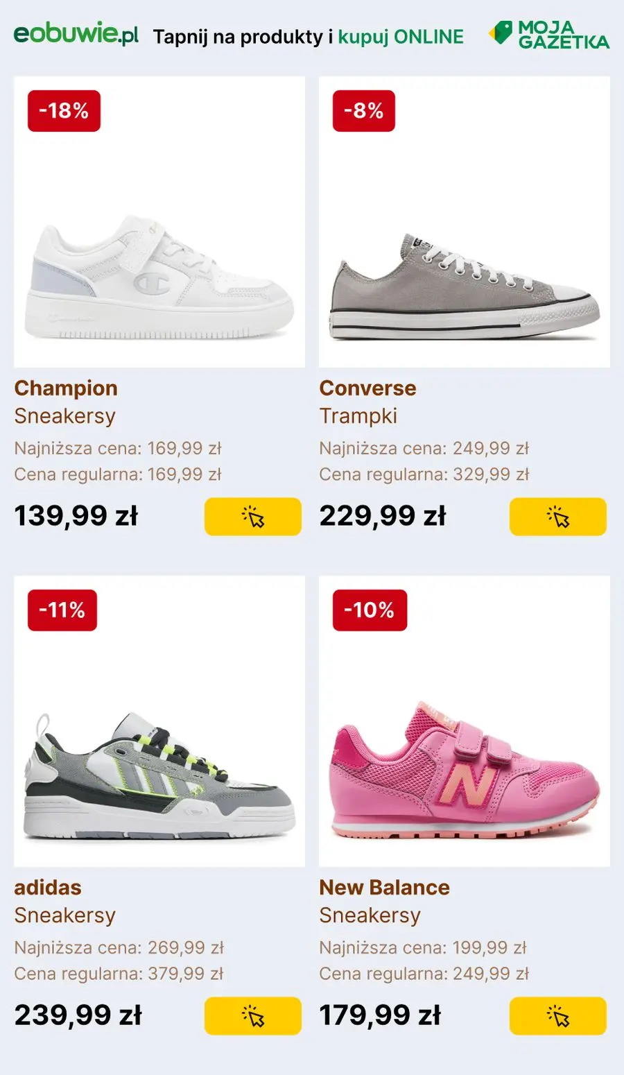 gazetka promocyjna eobuwie.pl NOWY SEZON, NOWE SNEAKERSY - Strona 10