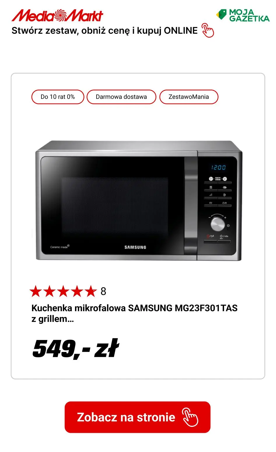 gazetka promocyjna Media Markt Twórz zestawy zgarniaj zniżki! - Strona 8