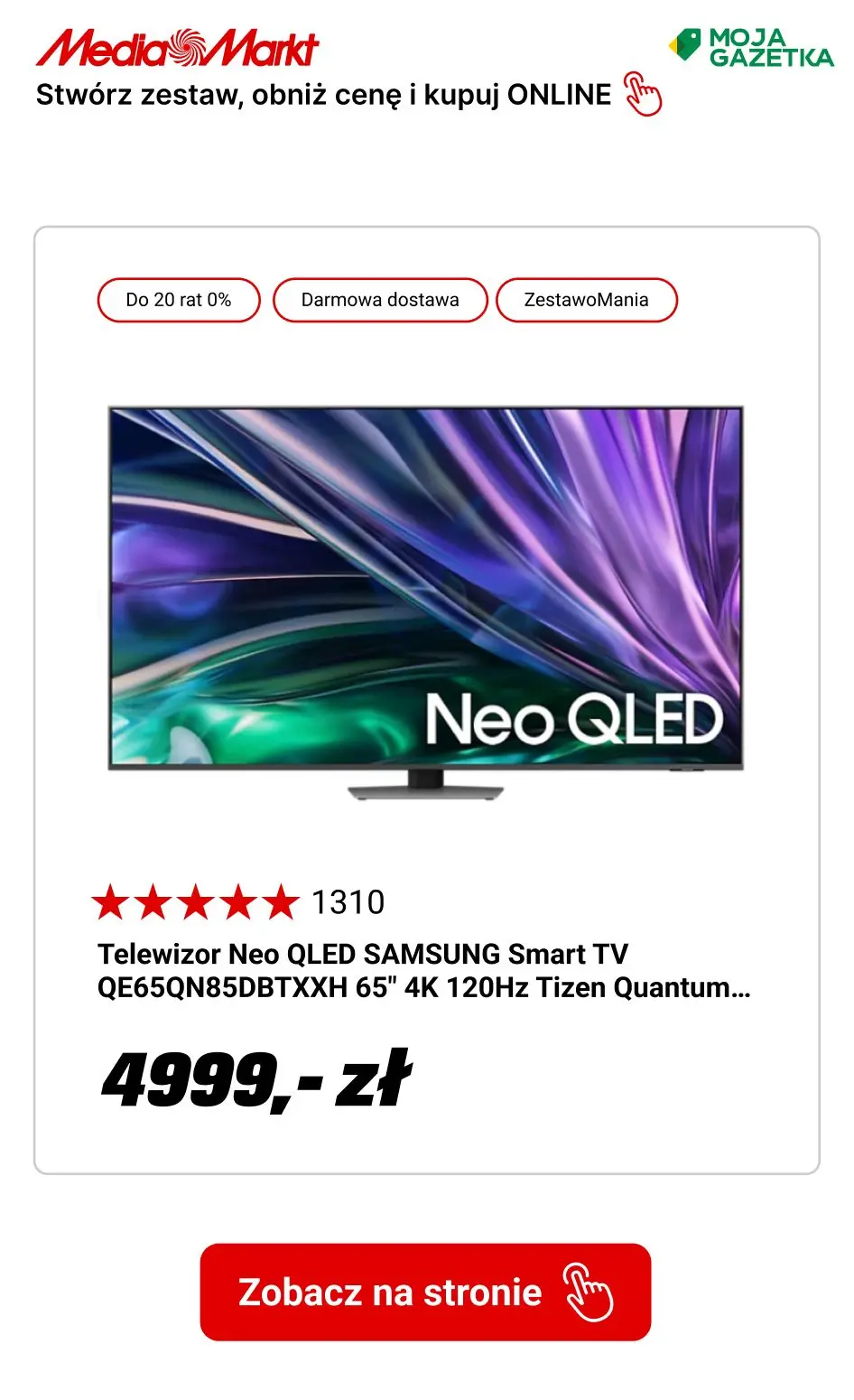 gazetka promocyjna Media Markt Twórz zestawy zgarniaj zniżki! - Strona 17