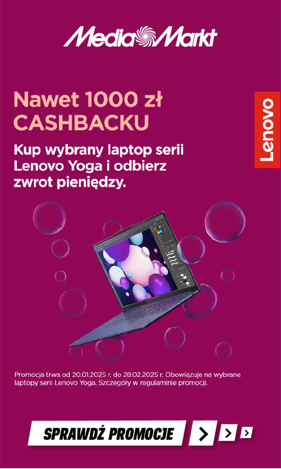 gazetka promocyjna Media Markt Nawet 1000zł cashbacku!! - Strona 1