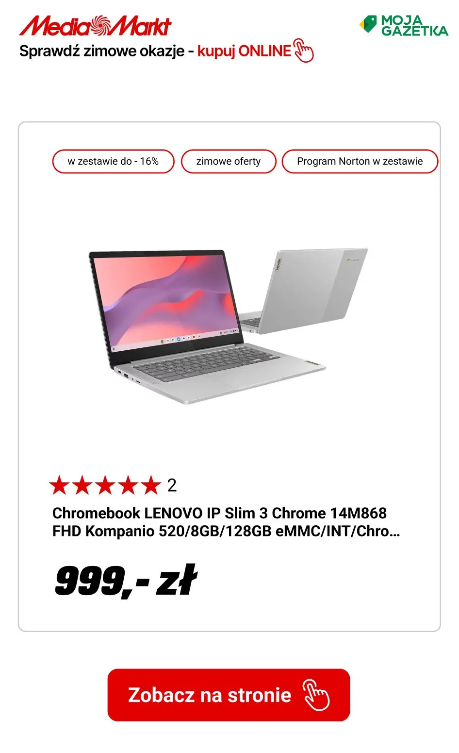 gazetka promocyjna Media Markt Sprawdź zimowe OKAZJE! - Strona 12