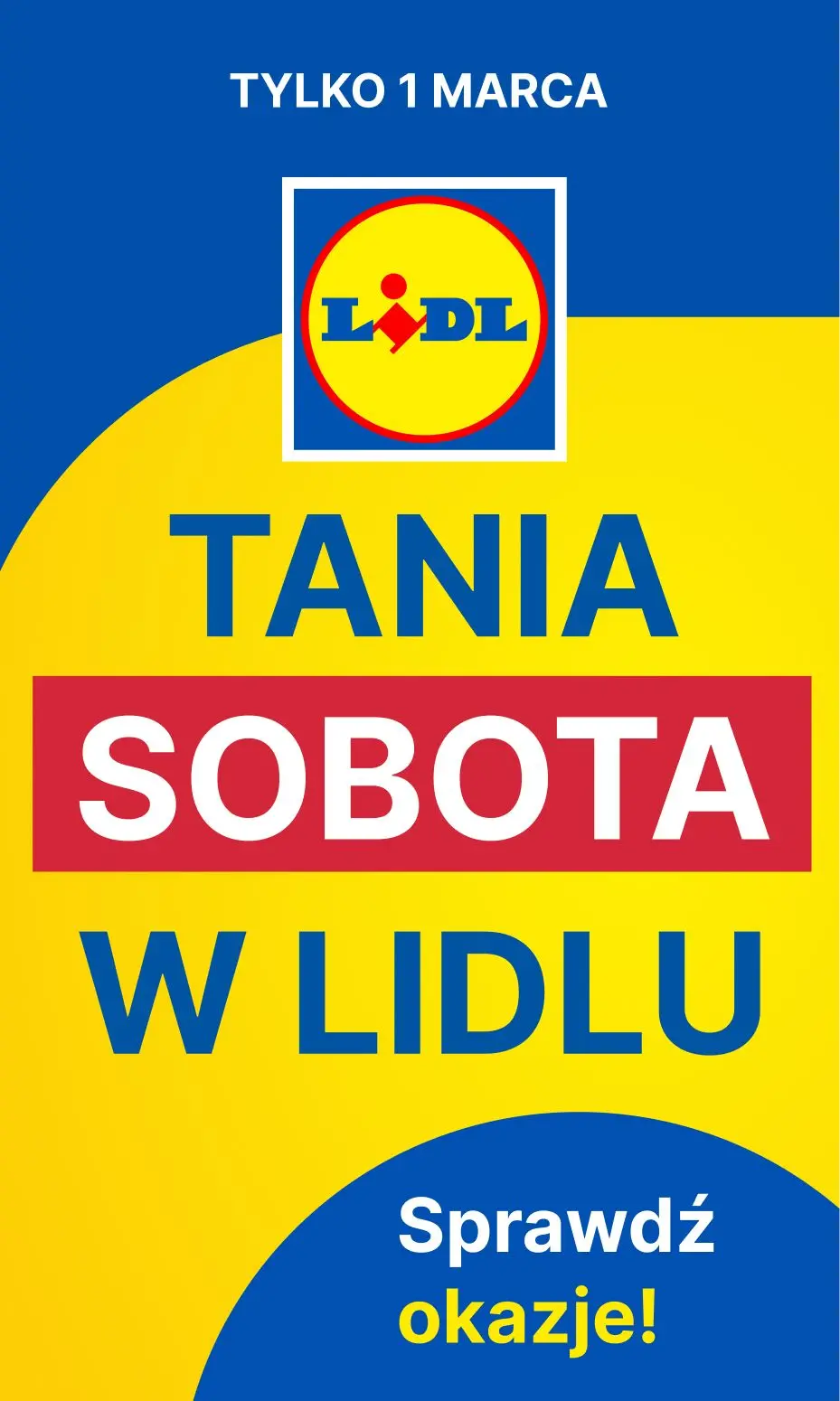 gazetka promocyjna LIDL Tania sobota - Strona 1