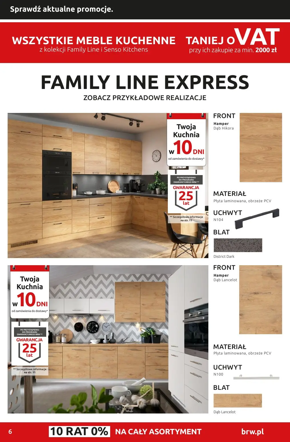 gazetka promocyjna Black Red White Wszystkie meble kuchenne Family Line i Senso Kitchens taniej o VAT - Strona 6