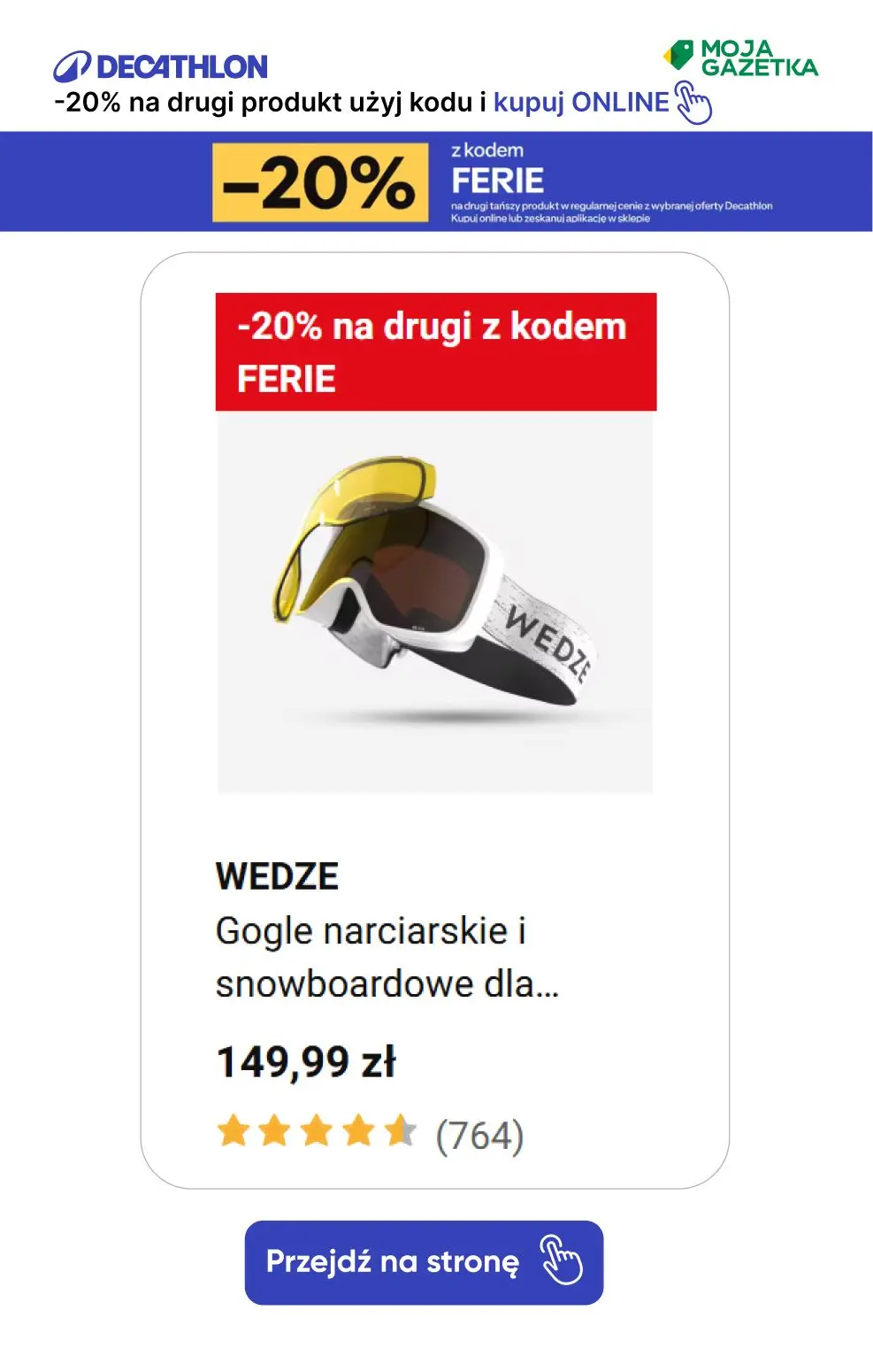 gazetka promocyjna Decathlon -20% na drugi produkt!! - Strona 7