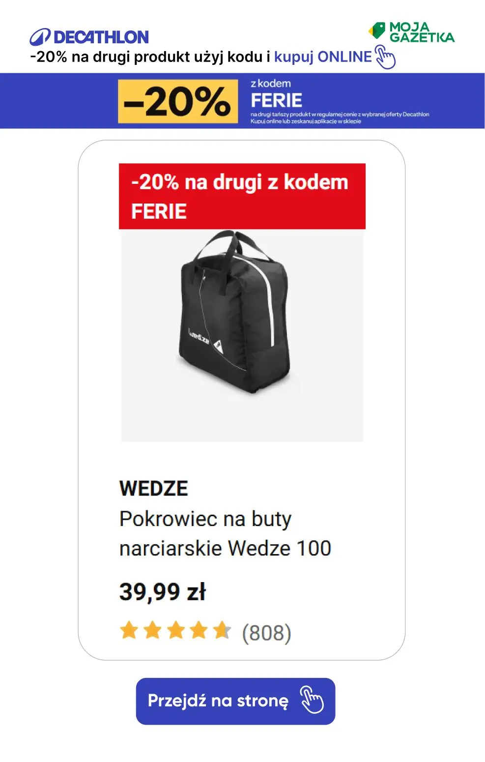 gazetka promocyjna Decathlon -20% na drugi produkt!! - Strona 10