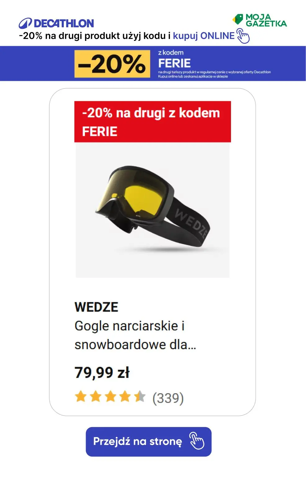 gazetka promocyjna Decathlon -20% na drugi produkt!! - Strona 12