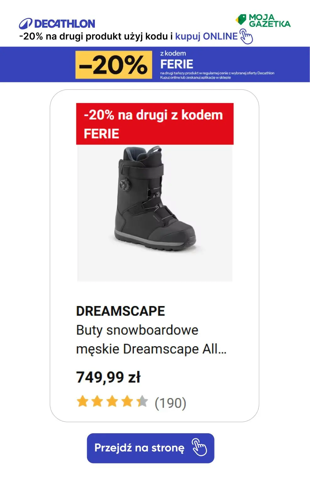 gazetka promocyjna Decathlon -20% na drugi produkt!! - Strona 13