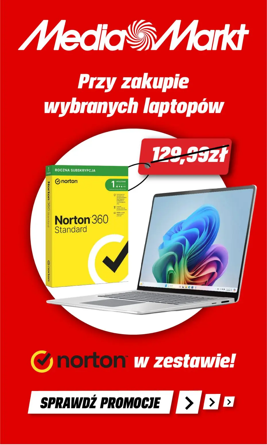 gazetka promocyjna Media Markt Norton 360 w zestawie - Strona 1