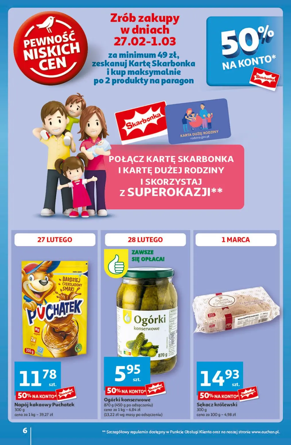 gazetka promocyjna Auchan Pewność niskuch cen - Strona 6