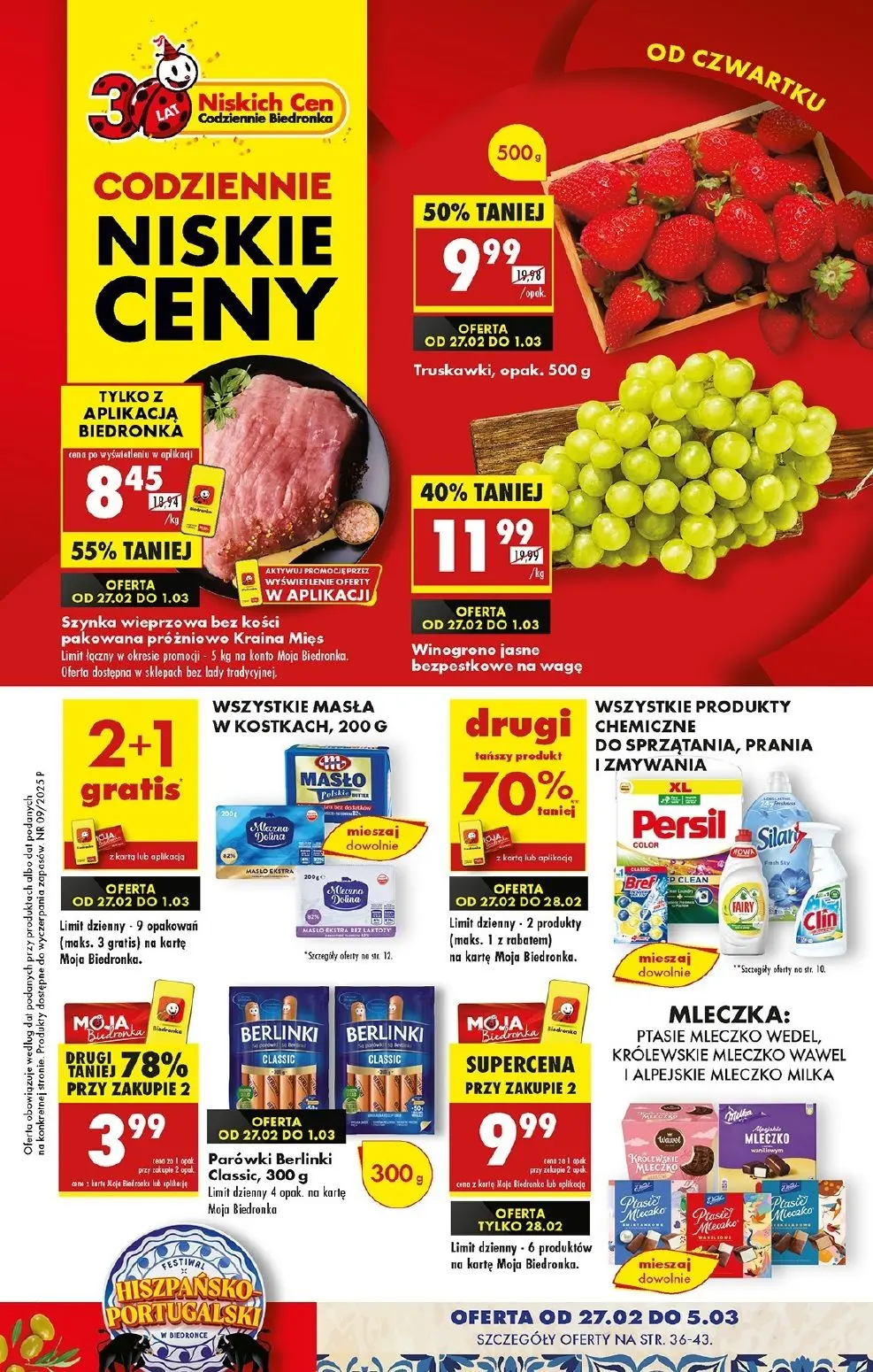 gazetka promocyjna Biedronka Od czwartku - Strona 1