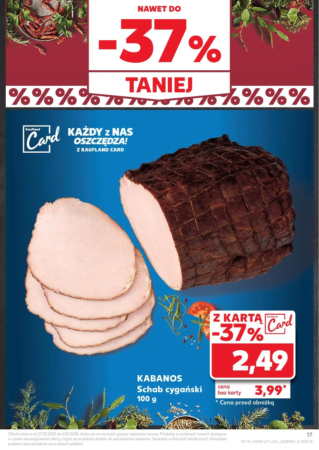 gazetka promocyjna Kaufland Tłusty czwartek - Strona 17