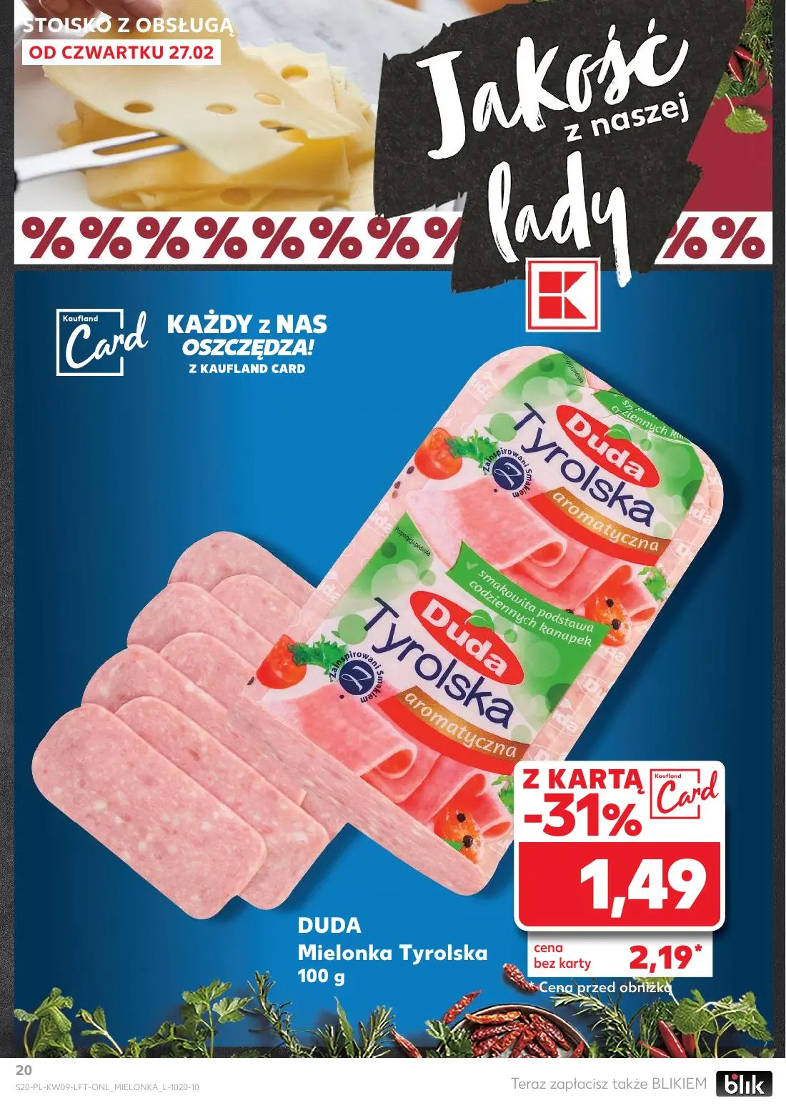 gazetka promocyjna Kaufland Tłusty czwartek - Strona 20