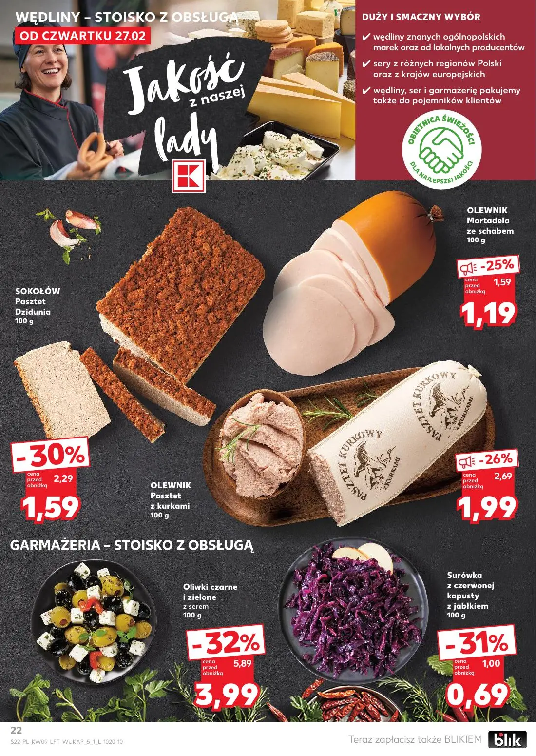 gazetka promocyjna Kaufland Tłusty czwartek - Strona 22