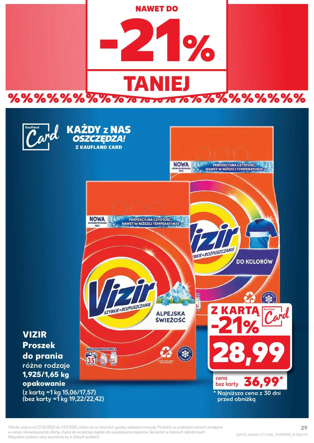 gazetka promocyjna Kaufland Tłusty czwartek - Strona 29