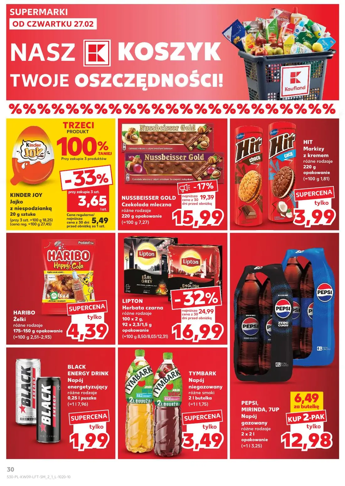 gazetka promocyjna Kaufland Tłusty czwartek - Strona 30