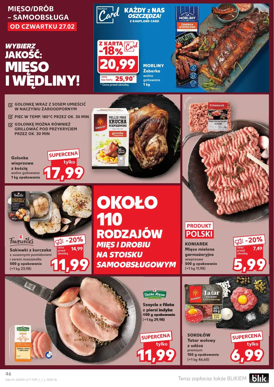 gazetka promocyjna Kaufland Tłusty czwartek - Strona 46