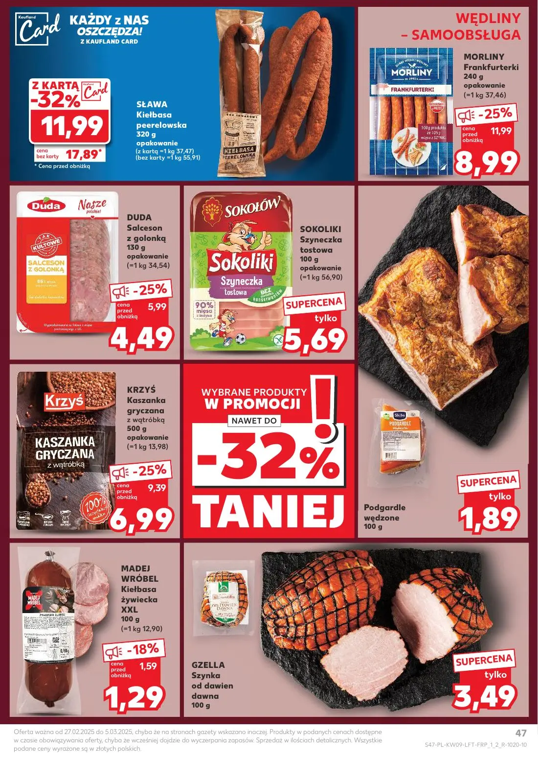 gazetka promocyjna Kaufland Tłusty czwartek - Strona 47