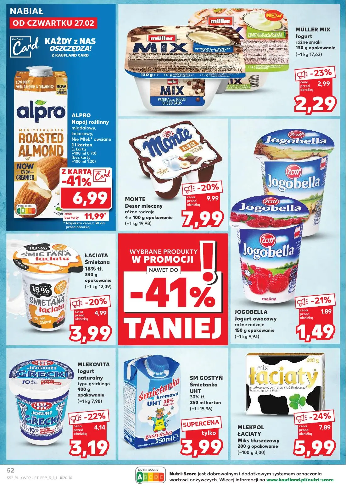 gazetka promocyjna Kaufland Tłusty czwartek - Strona 52