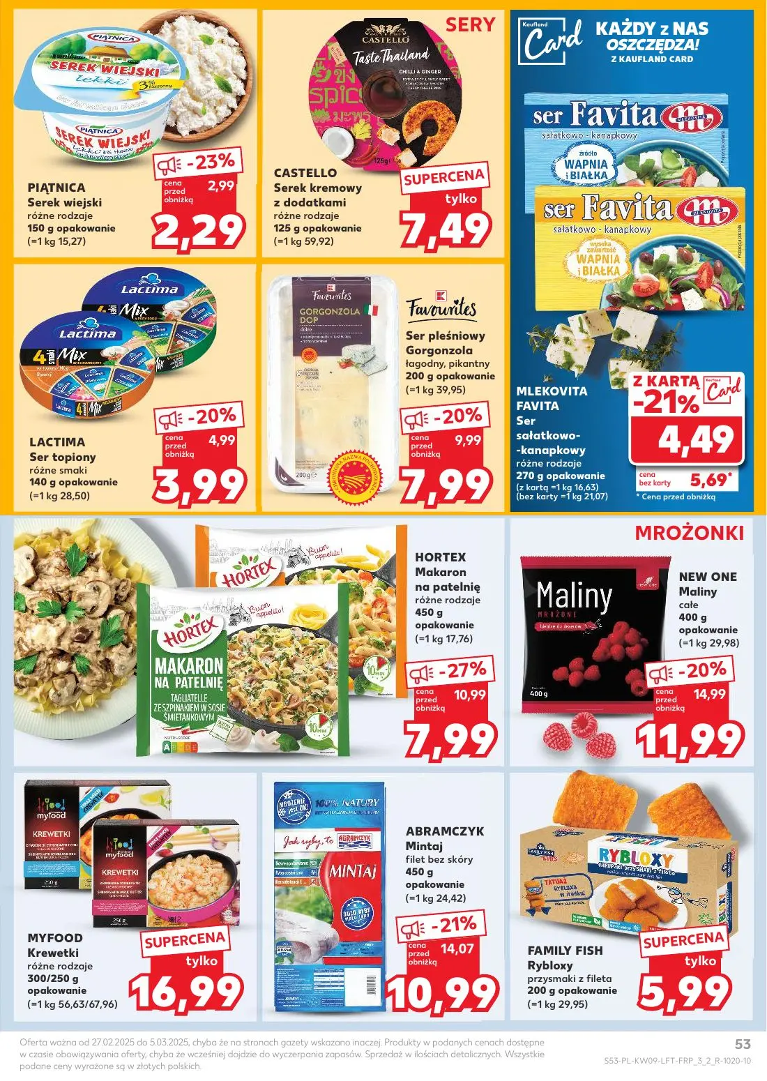 gazetka promocyjna Kaufland Tłusty czwartek - Strona 53