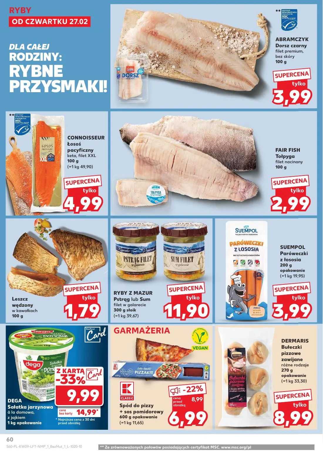 gazetka promocyjna Kaufland Tłusty czwartek - Strona 60