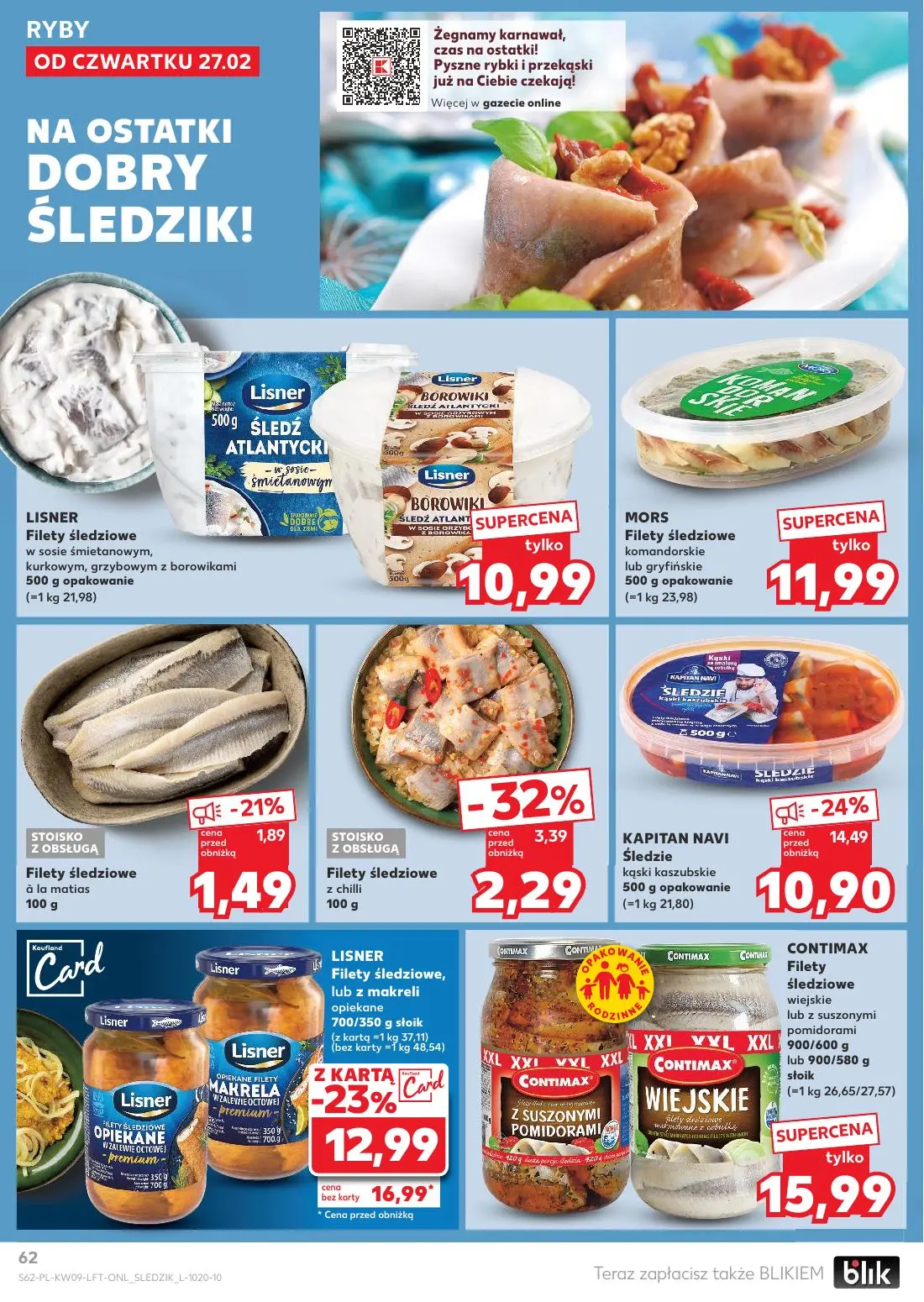 gazetka promocyjna Kaufland Tłusty czwartek - Strona 62