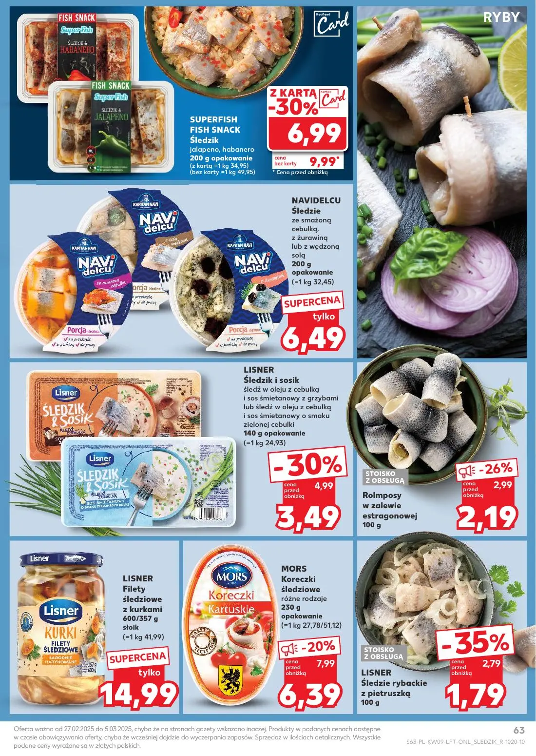 gazetka promocyjna Kaufland Tłusty czwartek - Strona 63