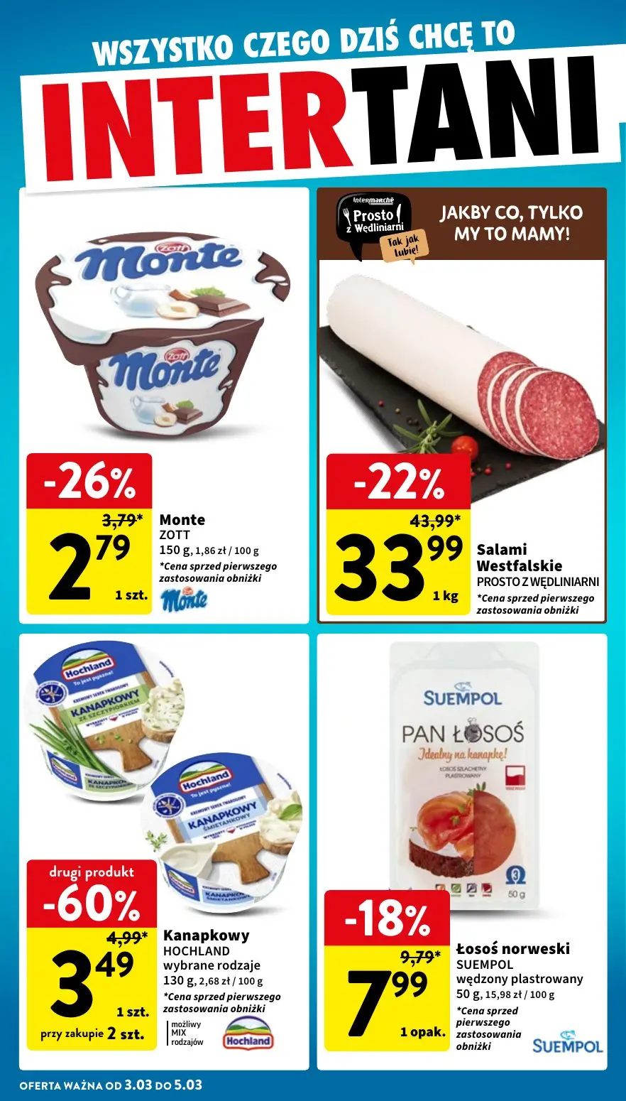 gazetka promocyjna Intermarche INTERtani start tygodnia - Strona 2