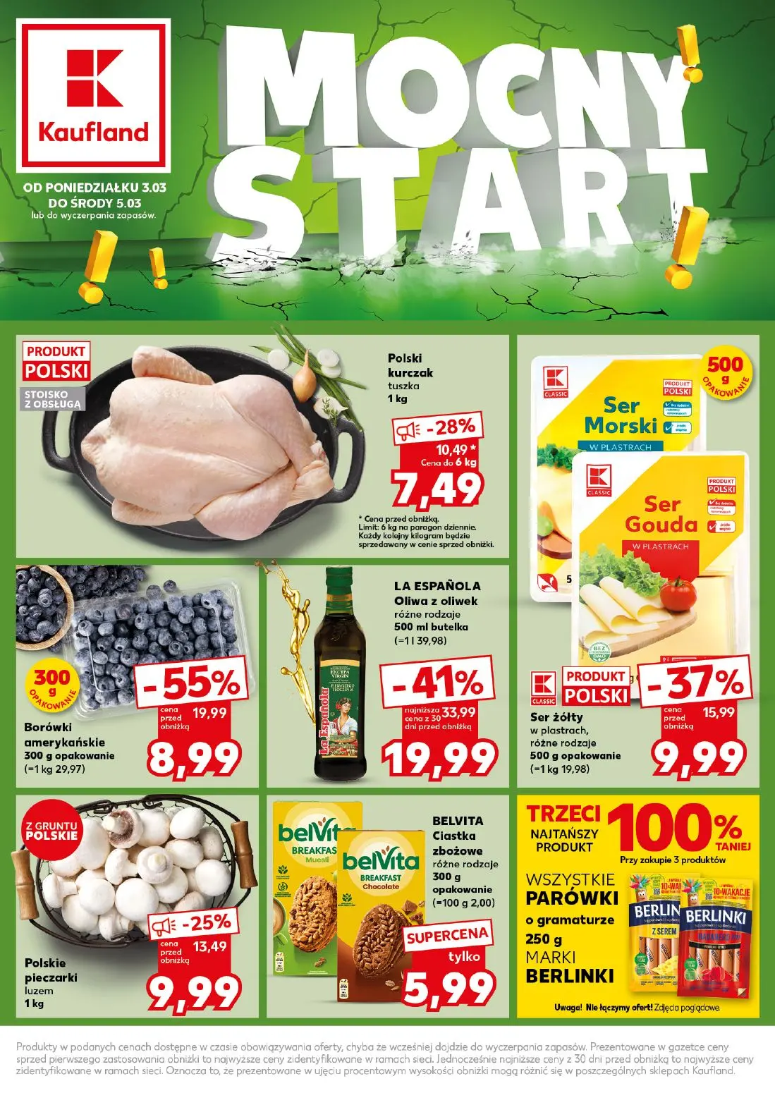 gazetka promocyjna Kaufland Mocny start - Strona 1