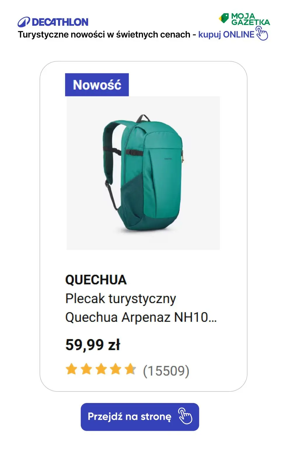 gazetka promocyjna Decathlon Sprawdź nowości turystyczne! - Strona 11