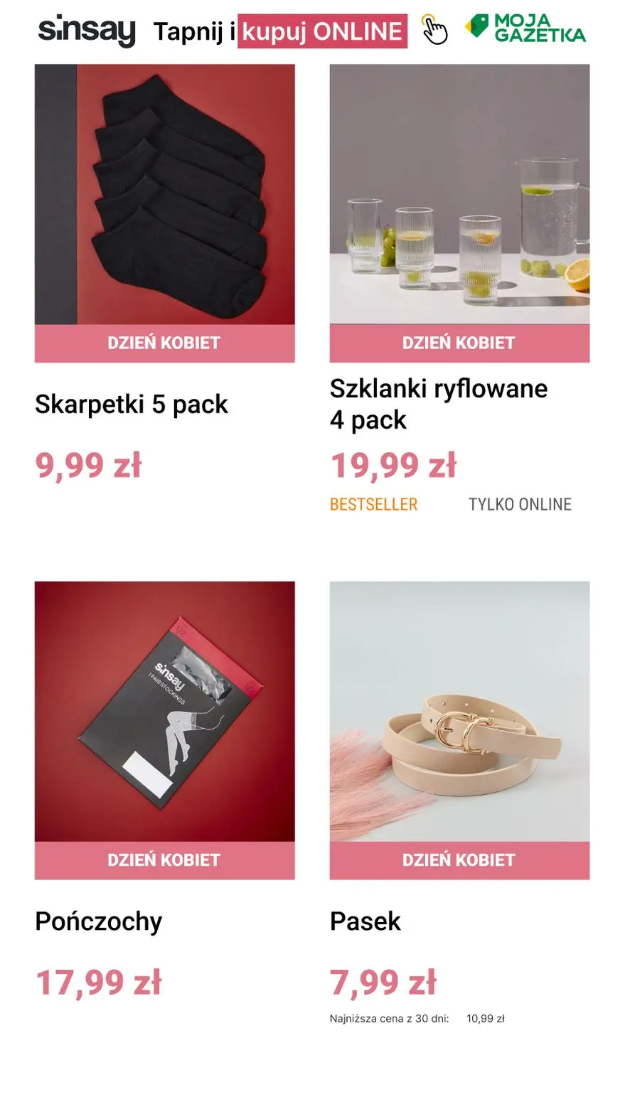 gazetka promocyjna Sinsay Dzień Kobiet w Sinsay 💐💐 - Strona 5