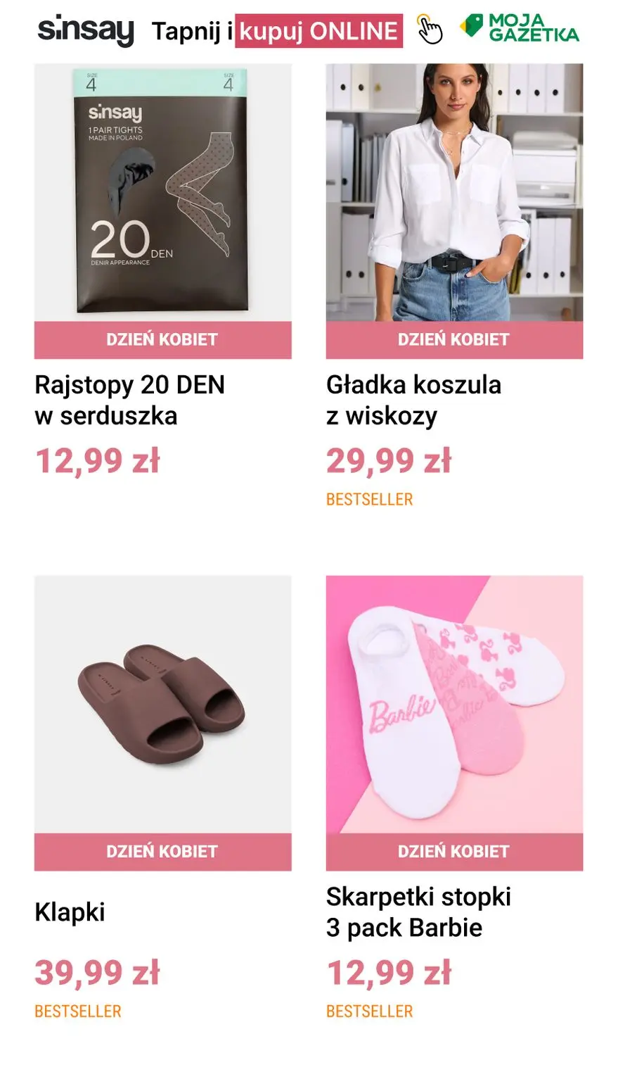 gazetka promocyjna Sinsay Dzień Kobiet w Sinsay 💐💐 - Strona 6