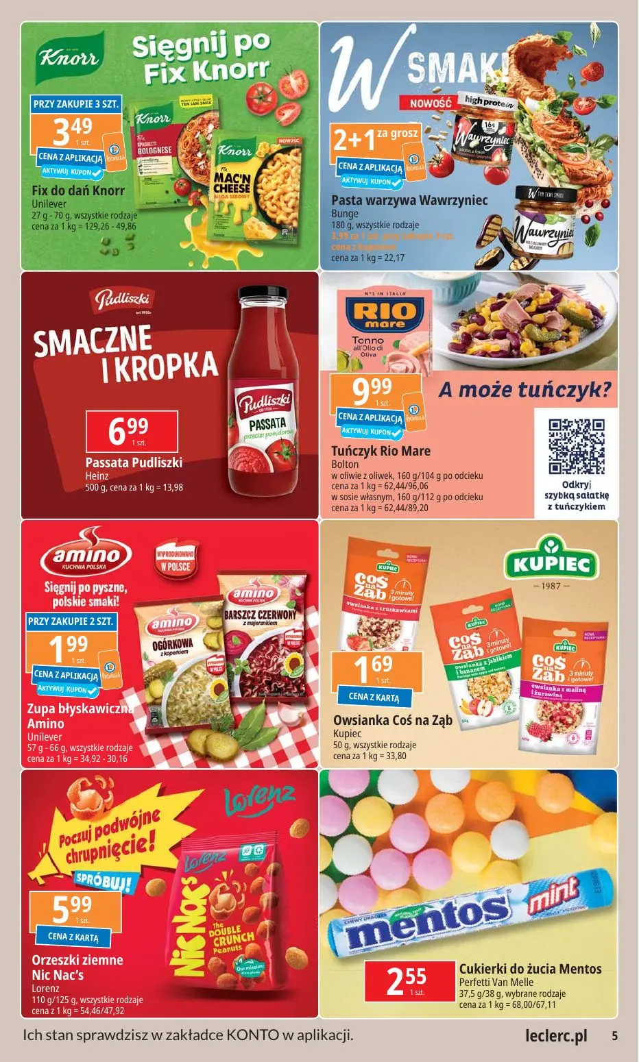 gazetka promocyjna E.Leclerc W dobrej cenie - oferta rozszerzona - Strona 5