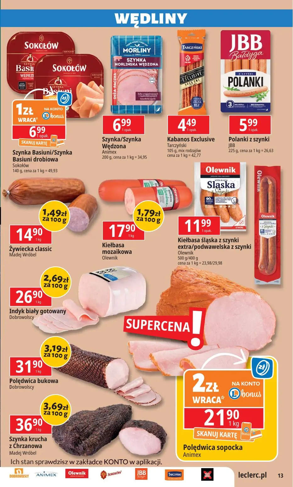 gazetka promocyjna E.Leclerc W dobrej cenie - oferta rozszerzona - Strona 13