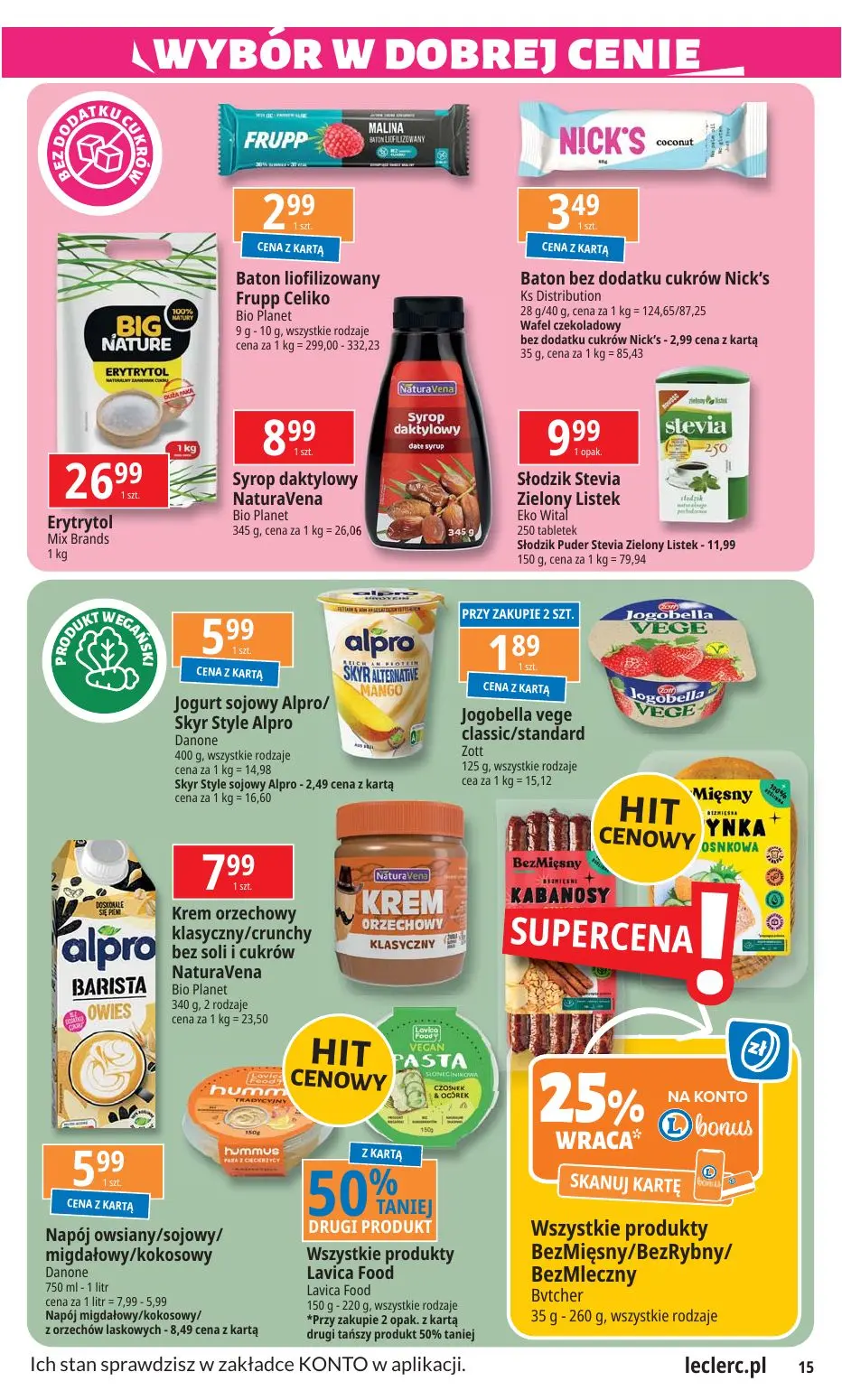 gazetka promocyjna E.Leclerc W dobrej cenie - oferta rozszerzona - Strona 15