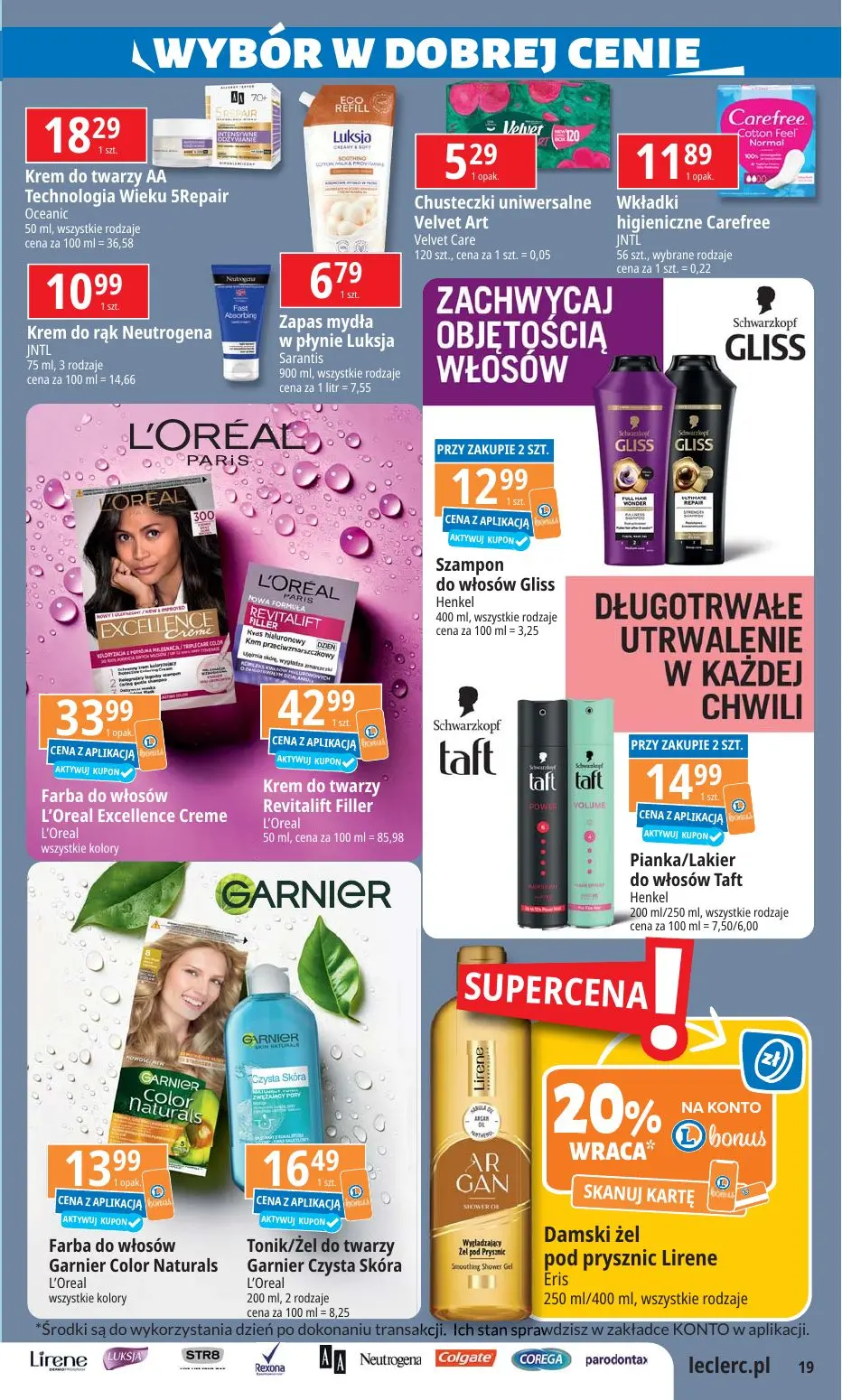 gazetka promocyjna E.Leclerc W dobrej cenie - oferta rozszerzona - Strona 19