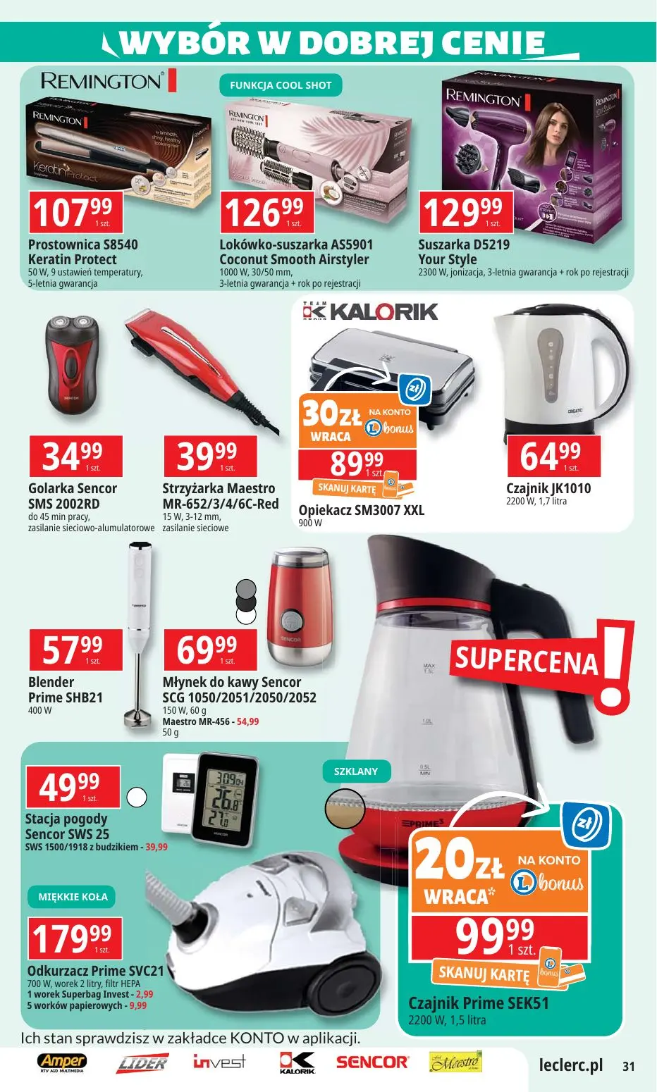 gazetka promocyjna E.Leclerc W dobrej cenie - oferta rozszerzona - Strona 31