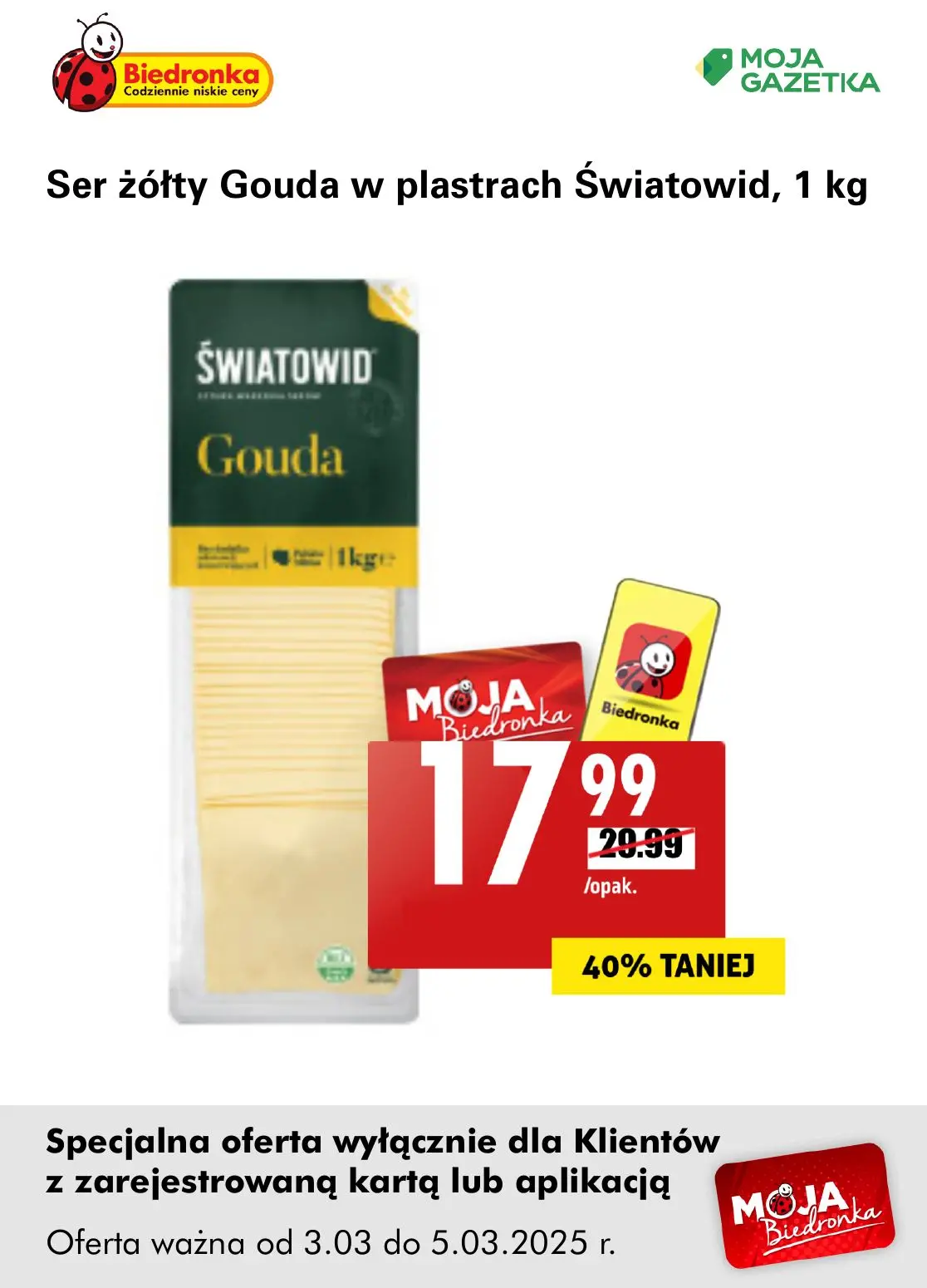 gazetka promocyjna Biedronka Oferta z kartą Moja Biedronka - Strona 2