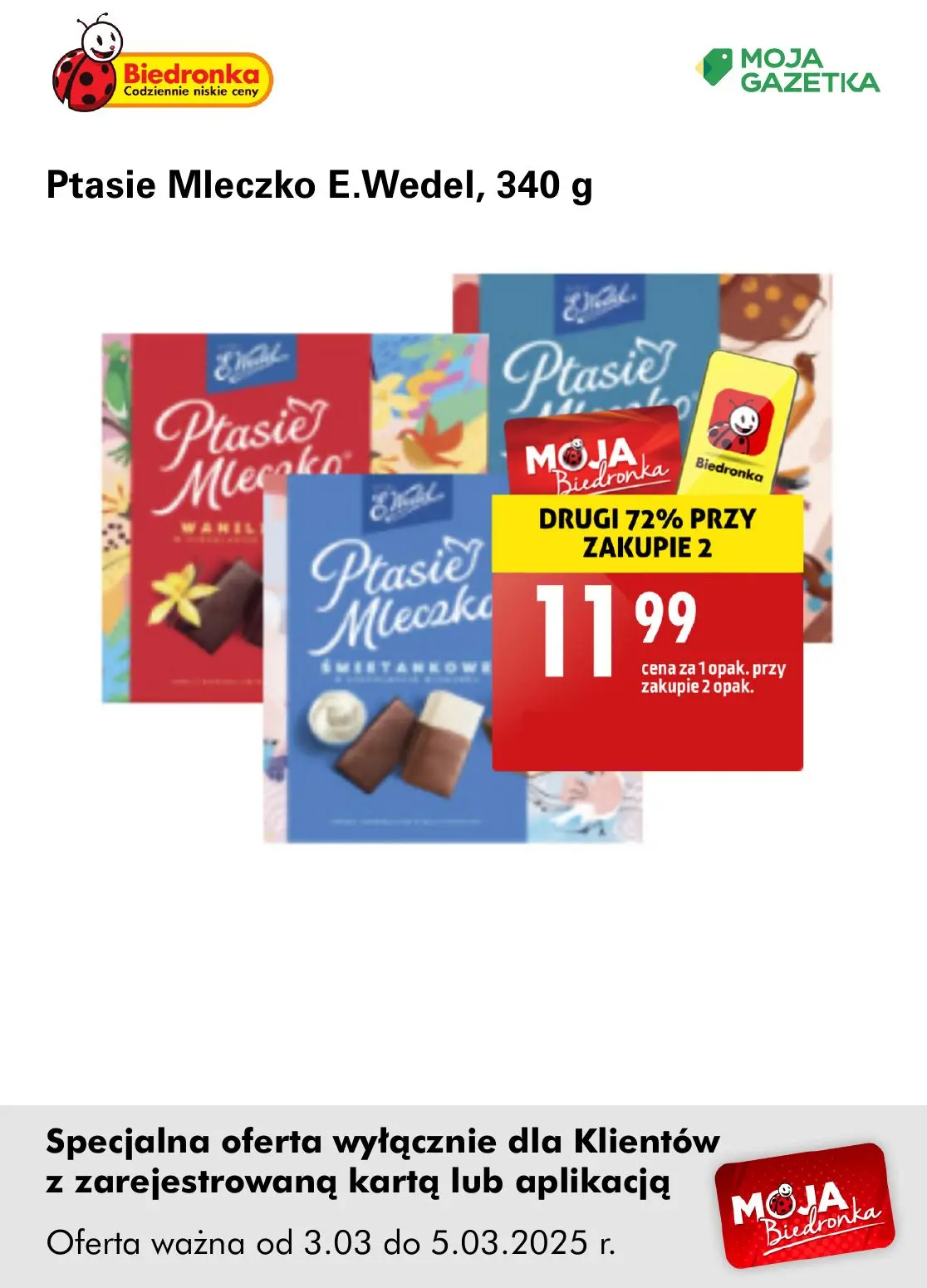 gazetka promocyjna Biedronka Oferta z kartą Moja Biedronka - Strona 3