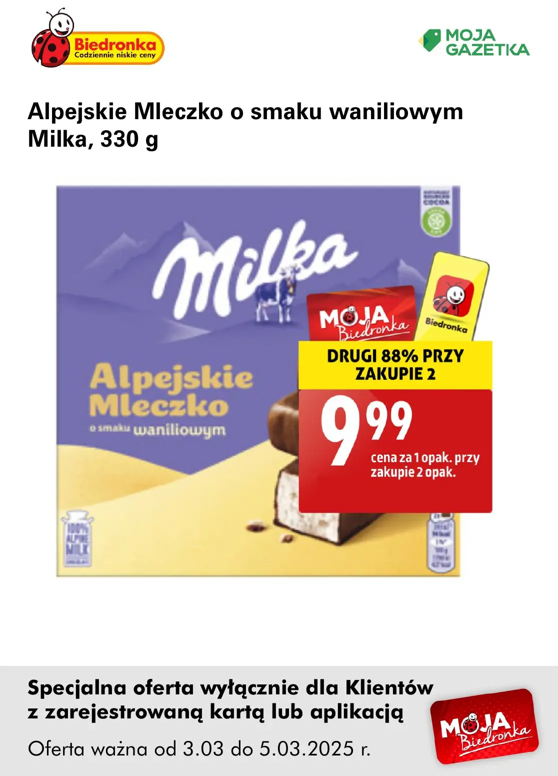 gazetka promocyjna Biedronka Oferta z kartą Moja Biedronka - Strona 5