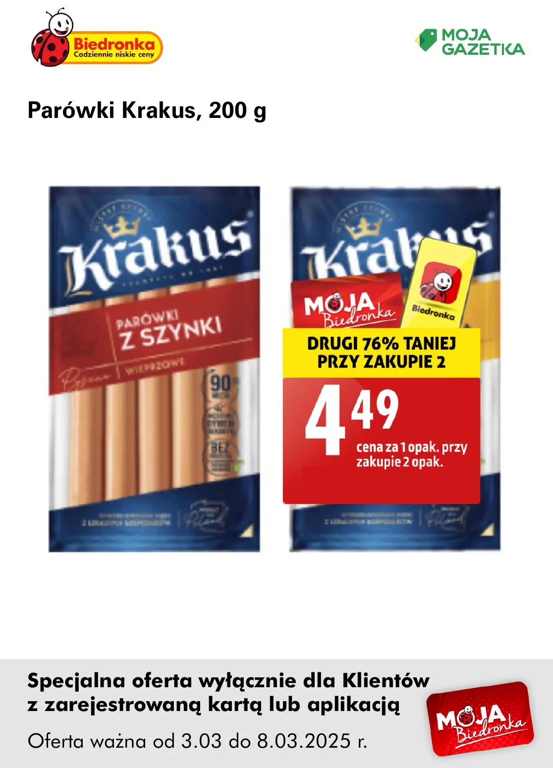 gazetka promocyjna Biedronka Oferta z kartą Moja Biedronka - Strona 22