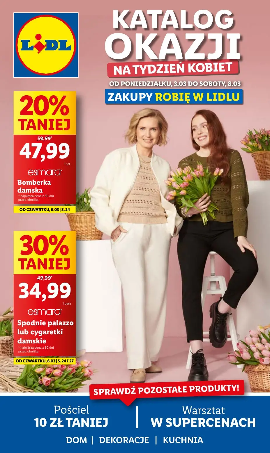 gazetka promocyjna LIDL Katalog na tydzień kobiet - Strona 1