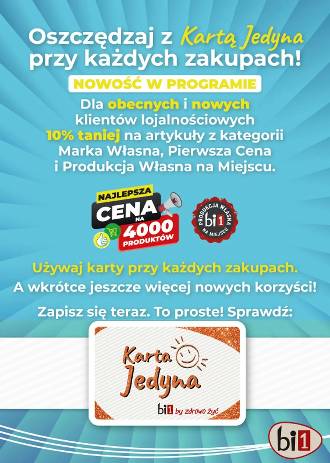 gazetka promocyjna bi1 Bielsko-Biała, Czeladź, Legnica, Wałbrzych - Strona 2